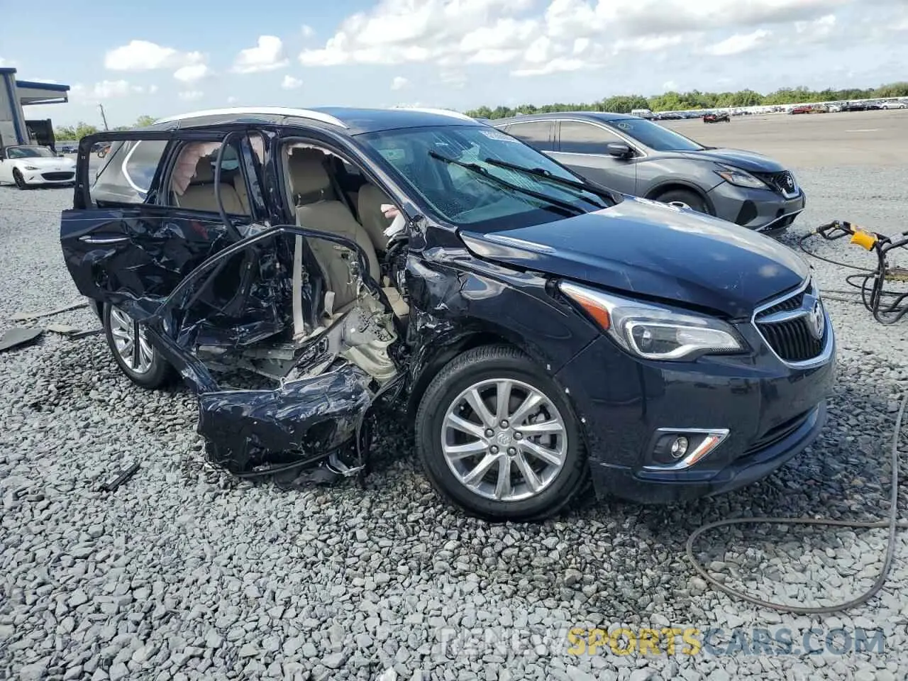 4 Фотография поврежденного автомобиля LRBFXCSA2LD081057 BUICK ENVISION 2020