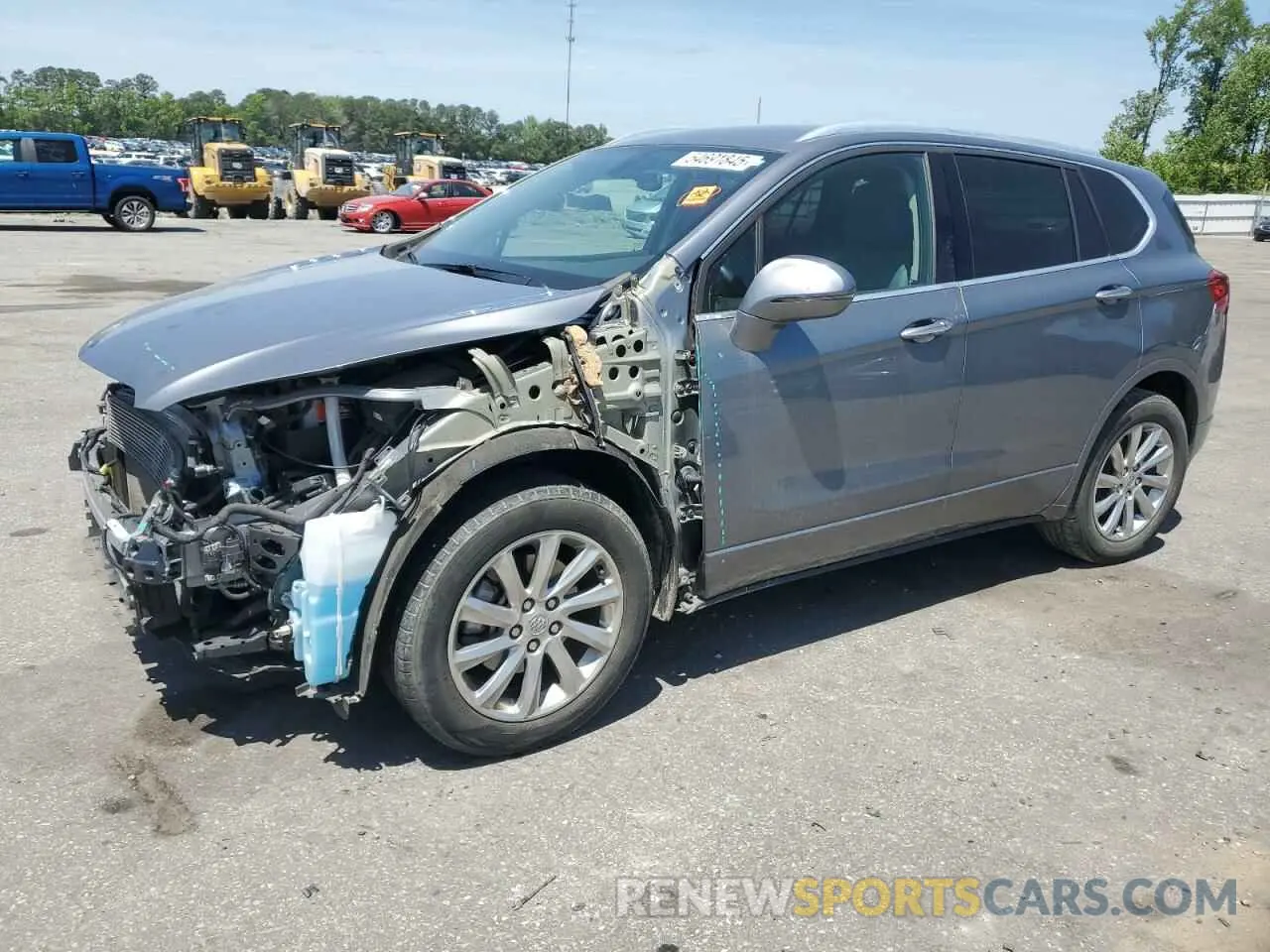 1 Фотография поврежденного автомобиля LRBFXCSA2LD183586 BUICK ENVISION 2020
