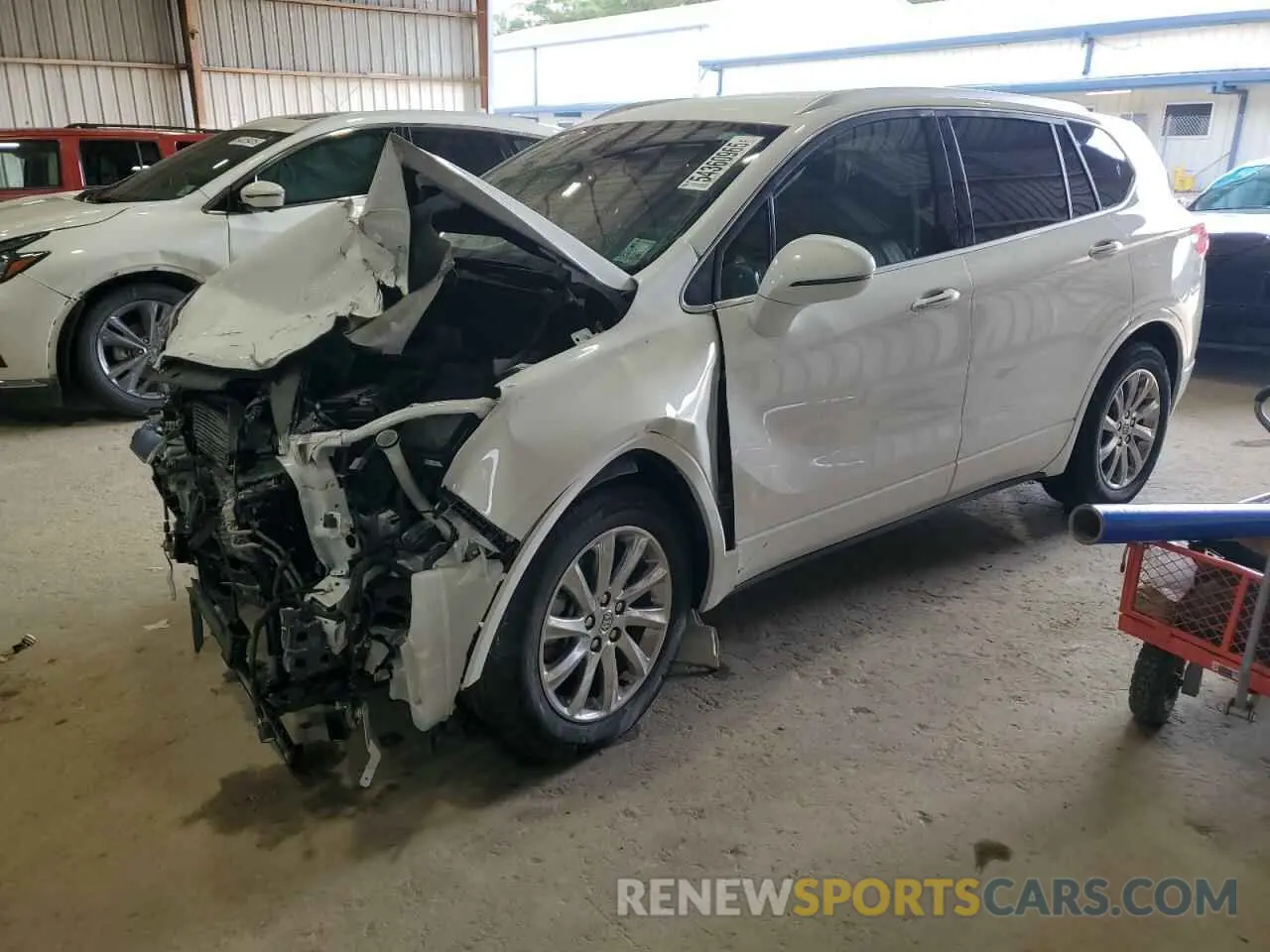 1 Фотография поврежденного автомобиля LRBFXCSA5LD230349 BUICK ENVISION 2020