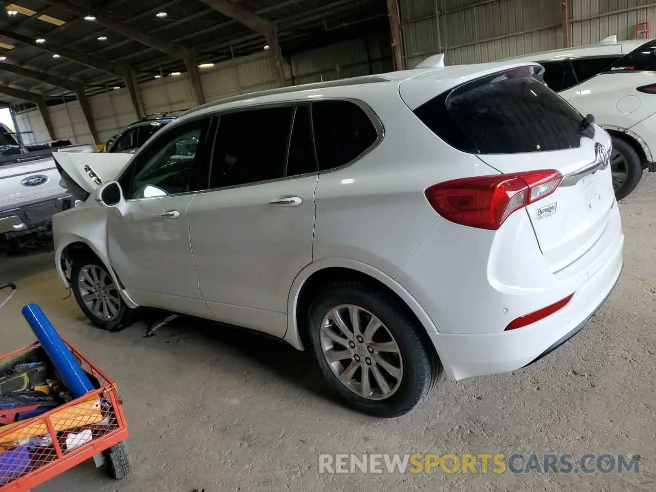 2 Фотография поврежденного автомобиля LRBFXCSA5LD230349 BUICK ENVISION 2020