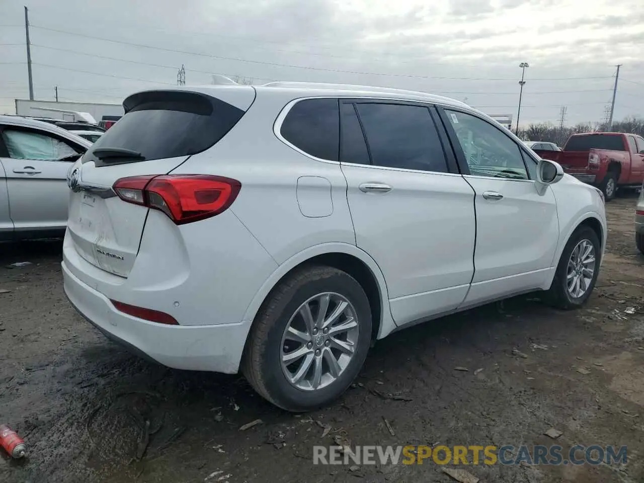 3 Фотография поврежденного автомобиля LRBFXCSA6LD156293 BUICK ENVISION 2020