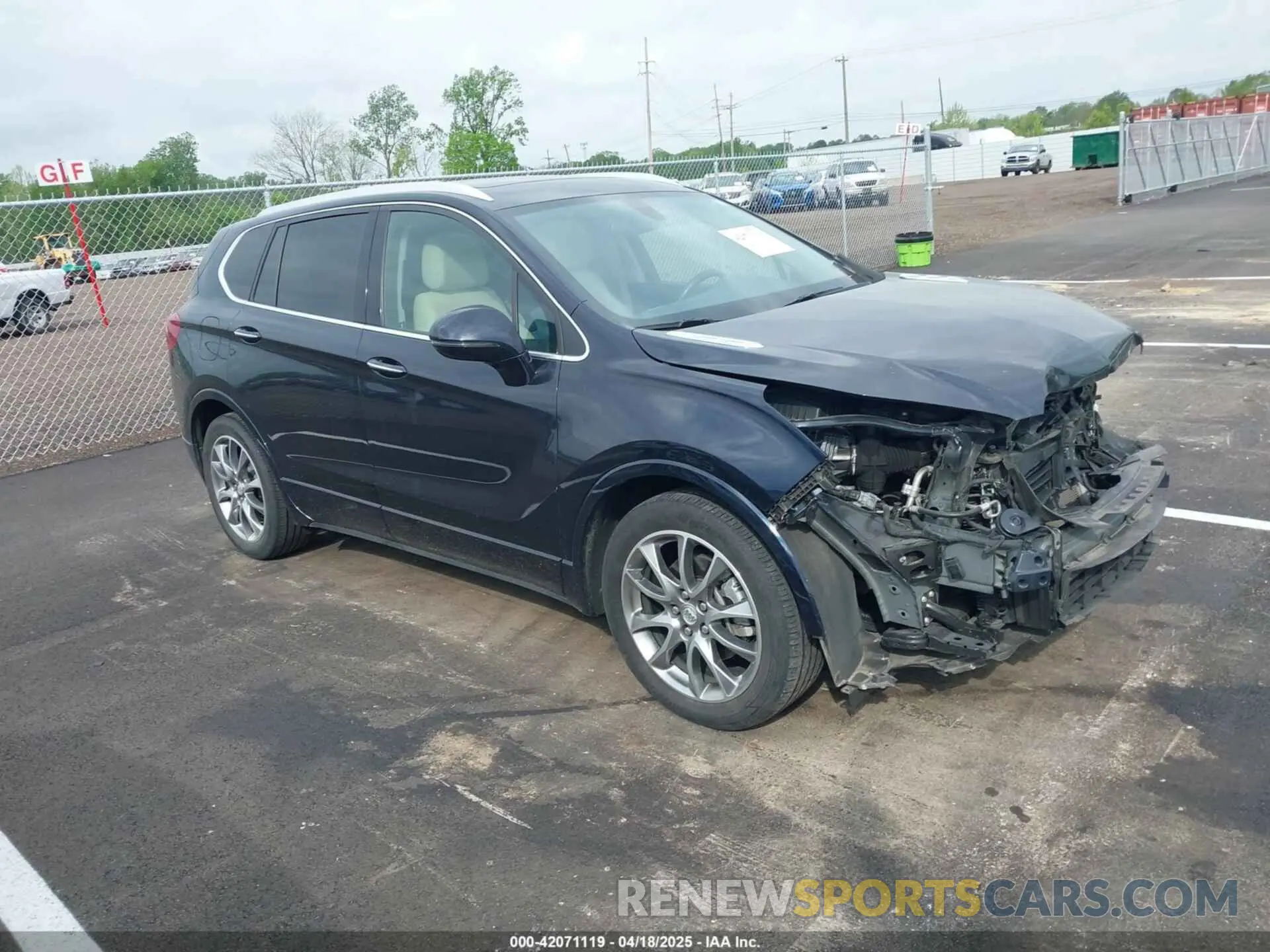1 Фотография поврежденного автомобиля LRBFXCSA7LD155492 BUICK ENVISION 2020