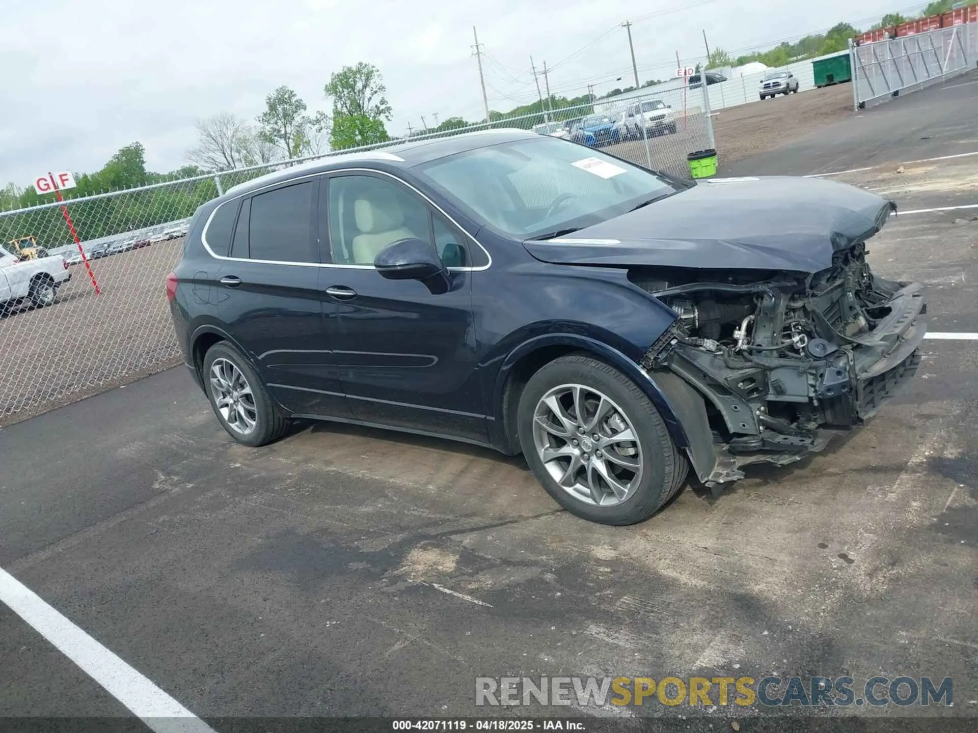 13 Фотография поврежденного автомобиля LRBFXCSA7LD155492 BUICK ENVISION 2020