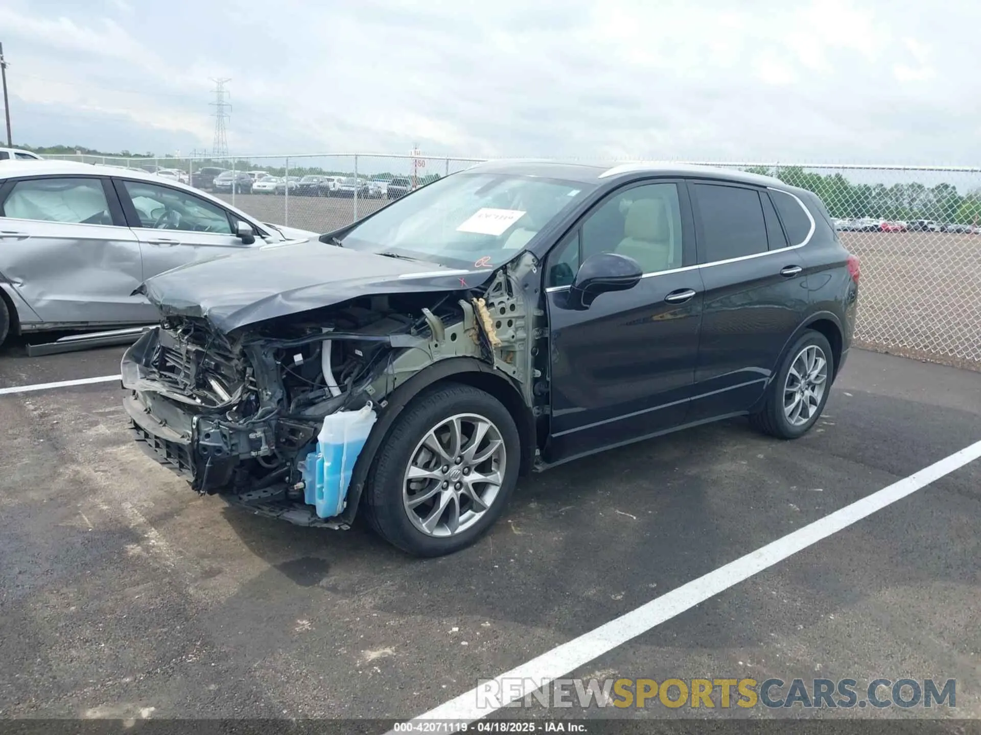 2 Фотография поврежденного автомобиля LRBFXCSA7LD155492 BUICK ENVISION 2020