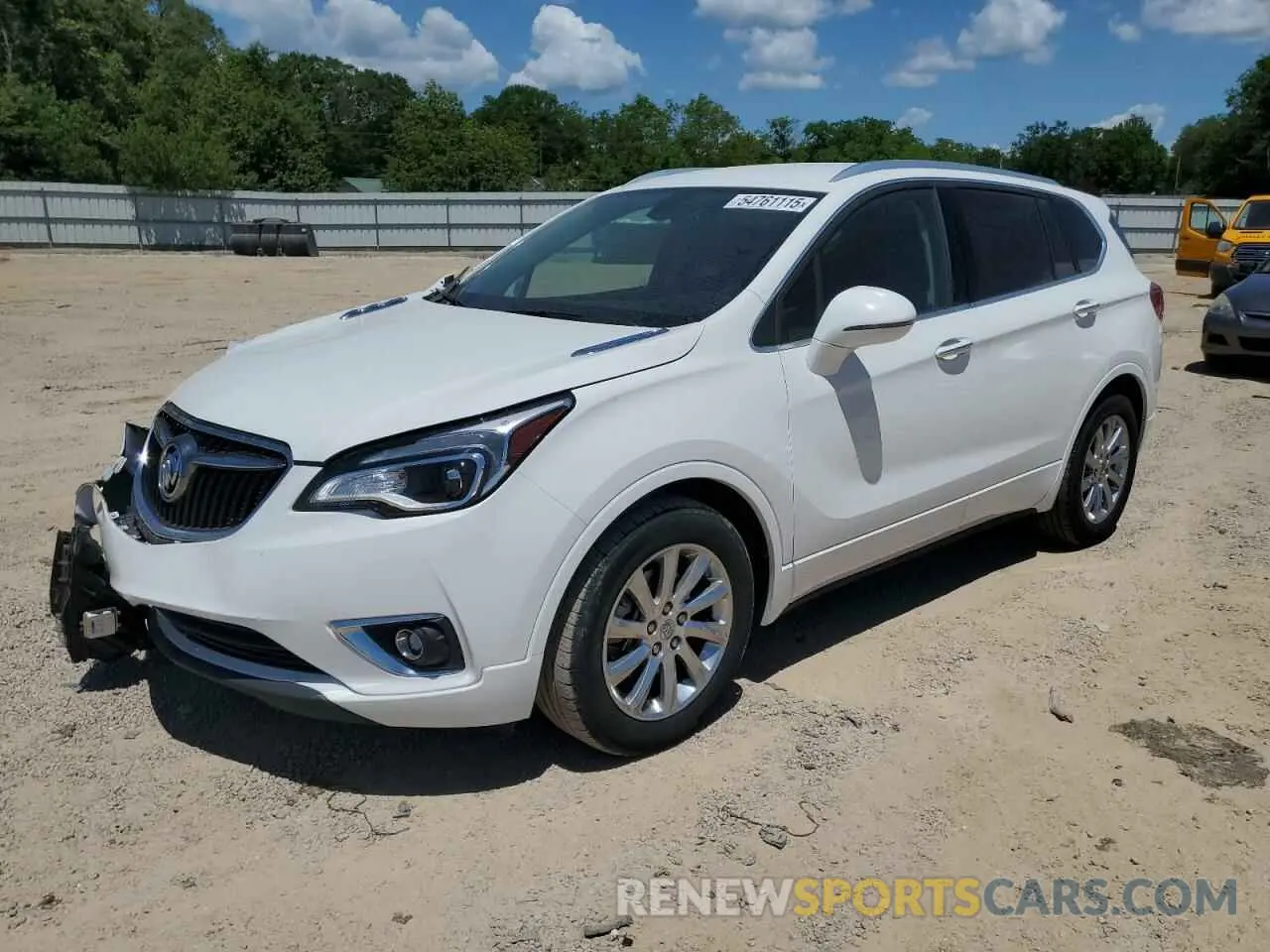 1 Photograph of a damaged car LRBFXCSA8LD230460 BUICK ENVISION 2020