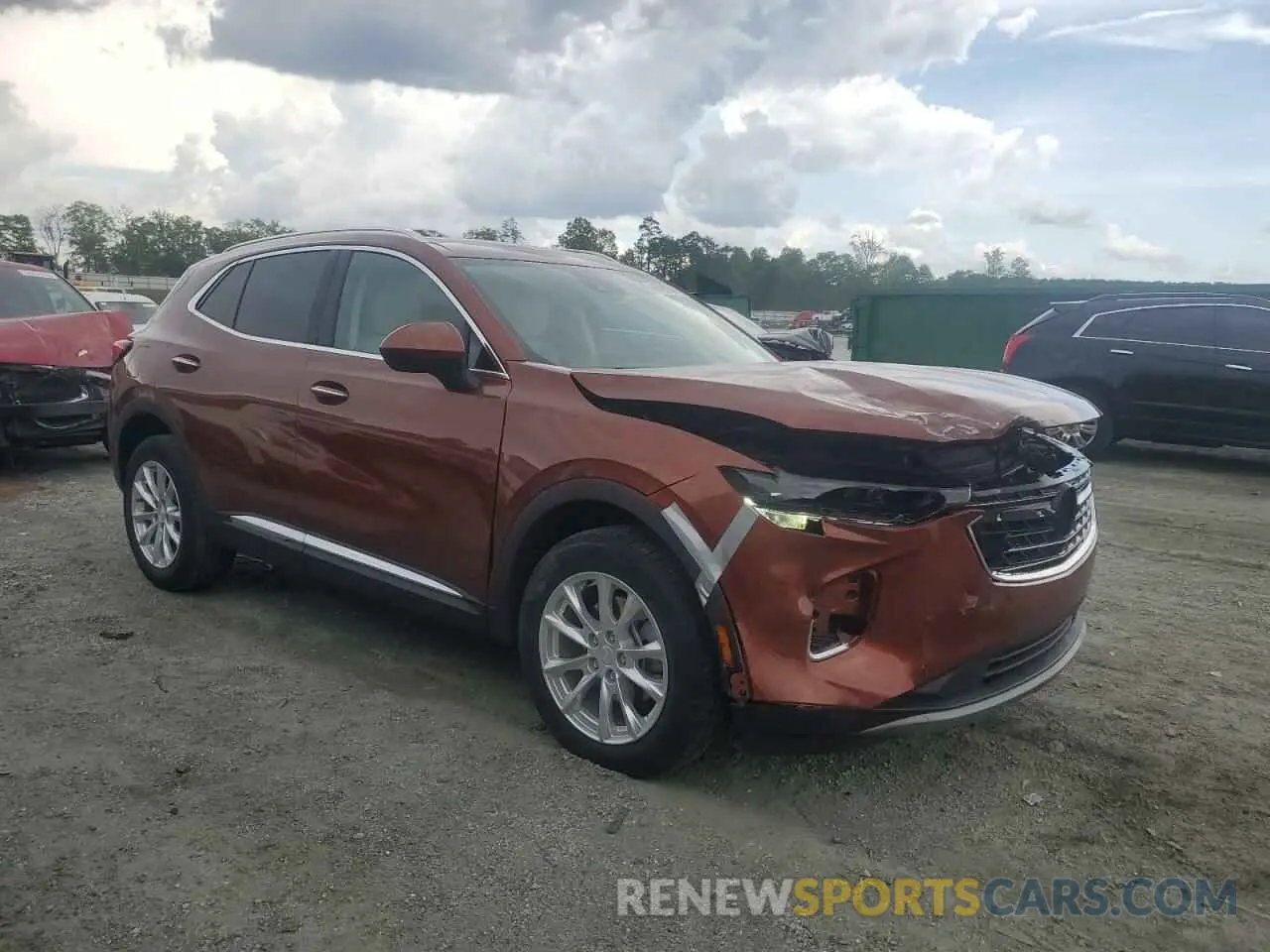 4 Photograph of a damaged car LRBAZLR41MD105564 BUICK ENVISION 2021