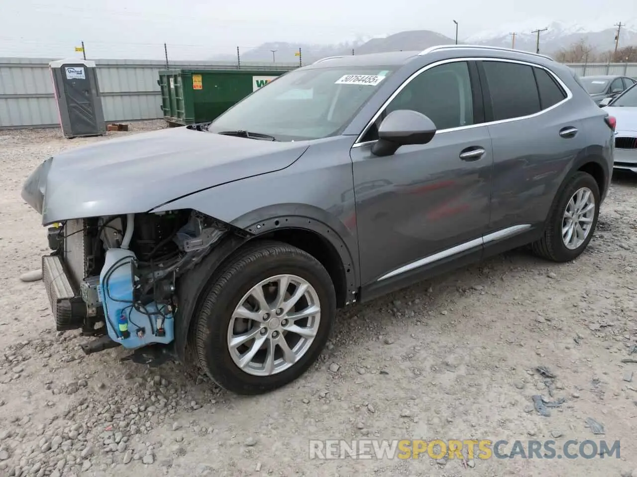 1 Фотография поврежденного автомобиля LRBAZLR42MD098303 BUICK ENVISION 2021