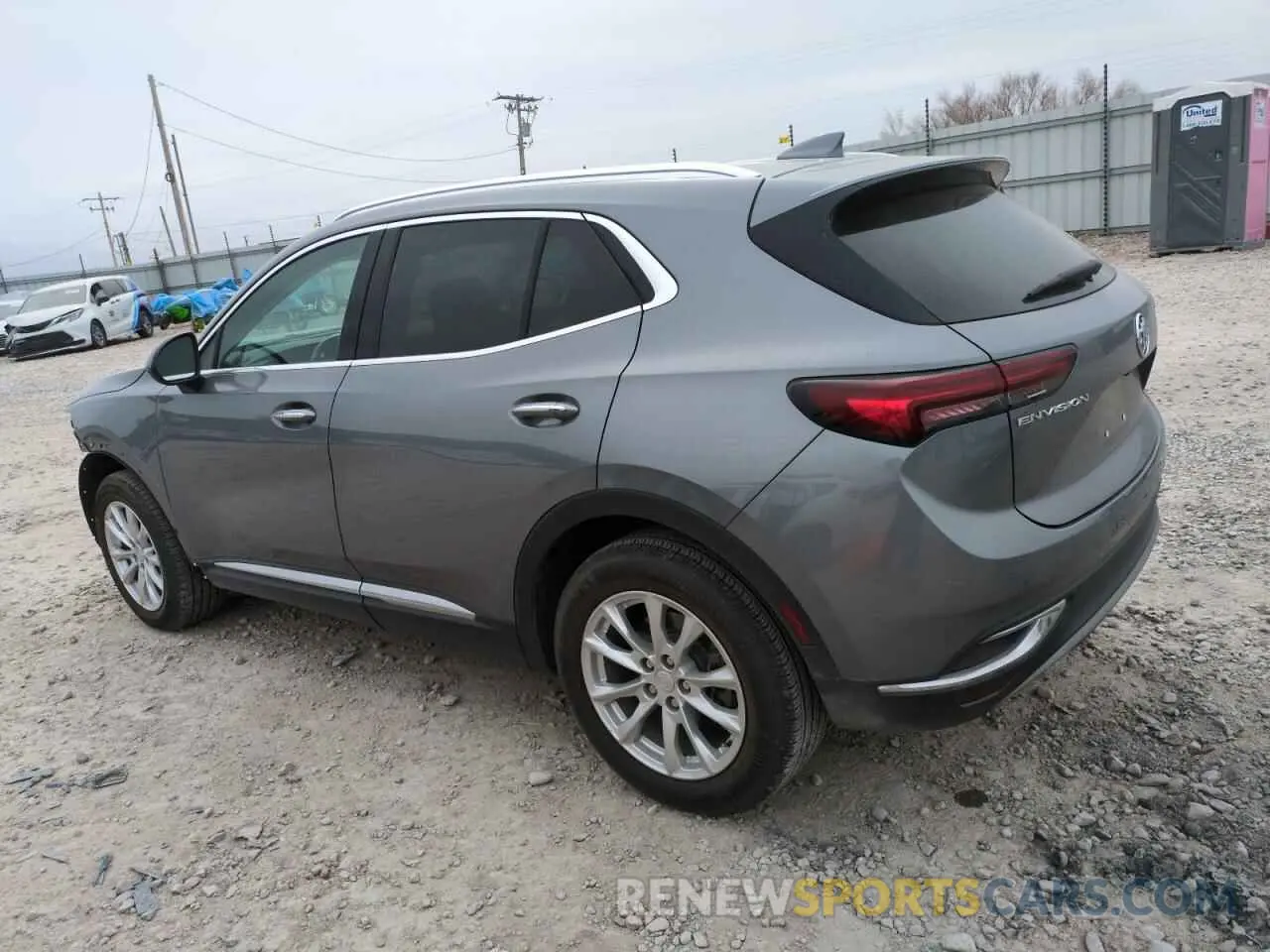 2 Фотография поврежденного автомобиля LRBAZLR42MD098303 BUICK ENVISION 2021