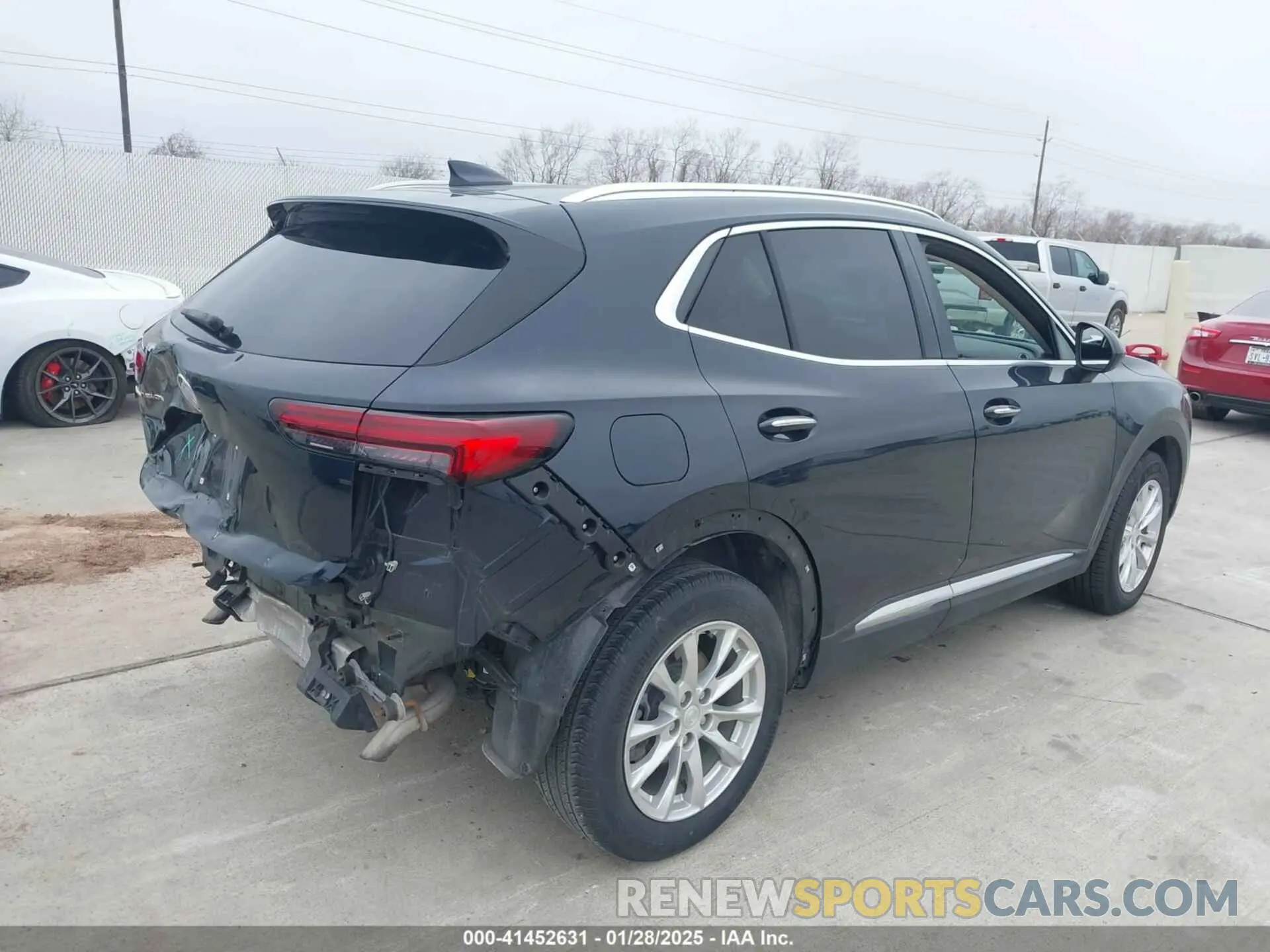 4 Фотография поврежденного автомобиля LRBAZLR46MD088003 BUICK ENVISION 2021