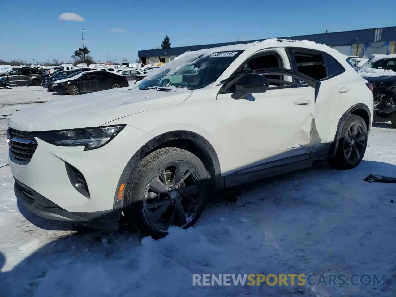 1 Фотография поврежденного автомобиля LRBFZMR40MD064713 BUICK ENVISION 2021
