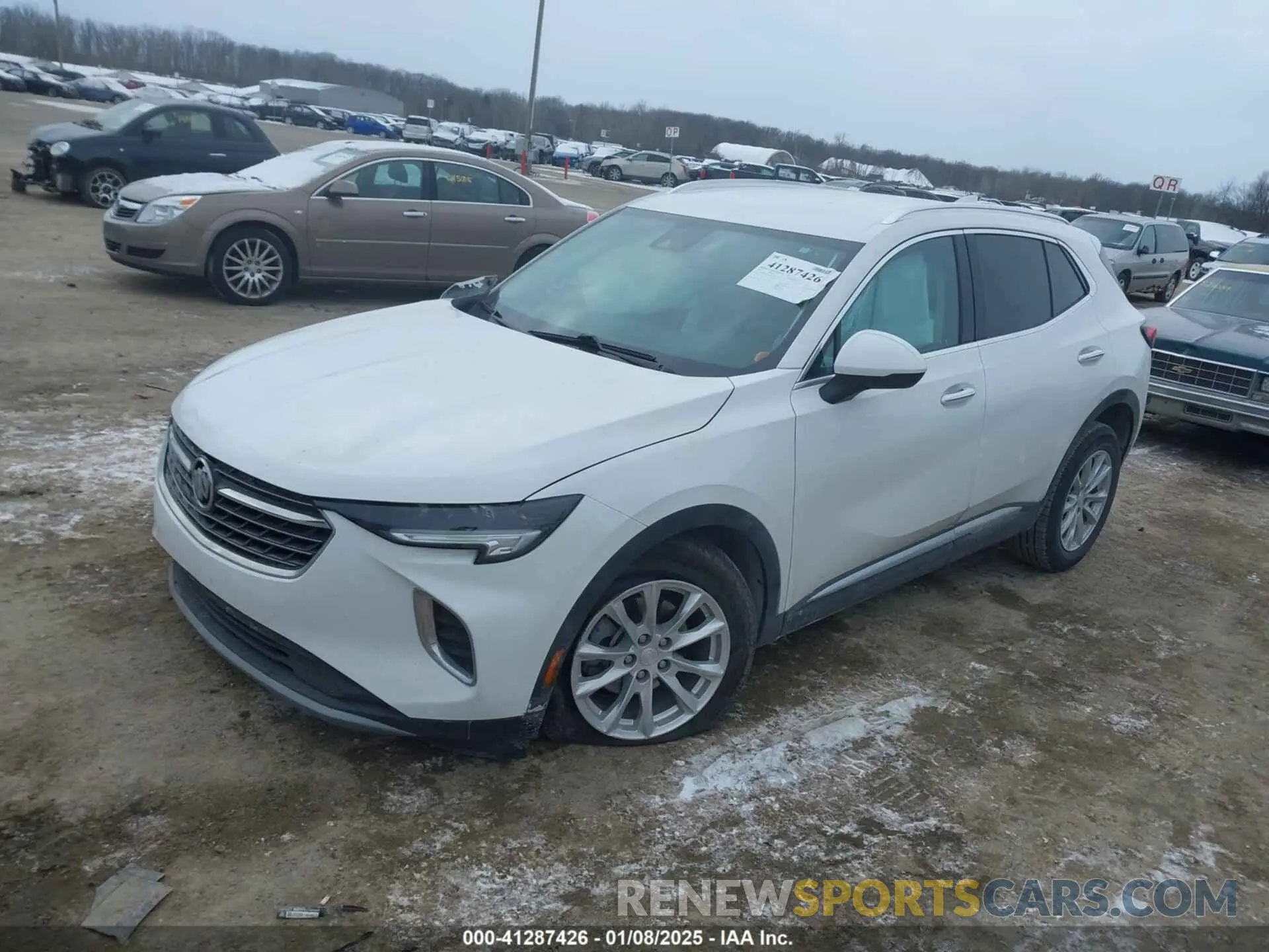 2 Фотография поврежденного автомобиля LRBFZMR44MD111841 BUICK ENVISION 2021