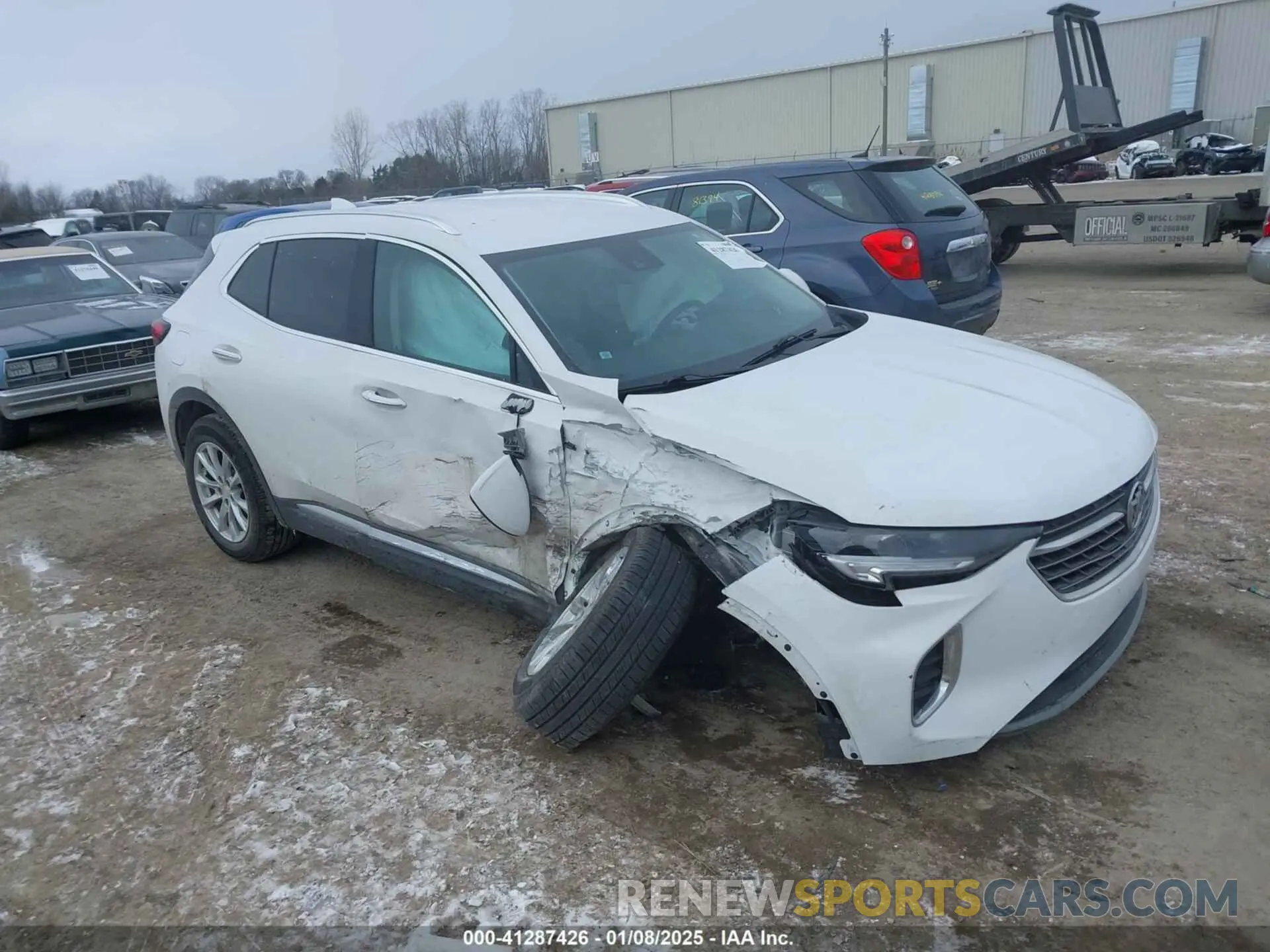 6 Фотография поврежденного автомобиля LRBFZMR44MD111841 BUICK ENVISION 2021
