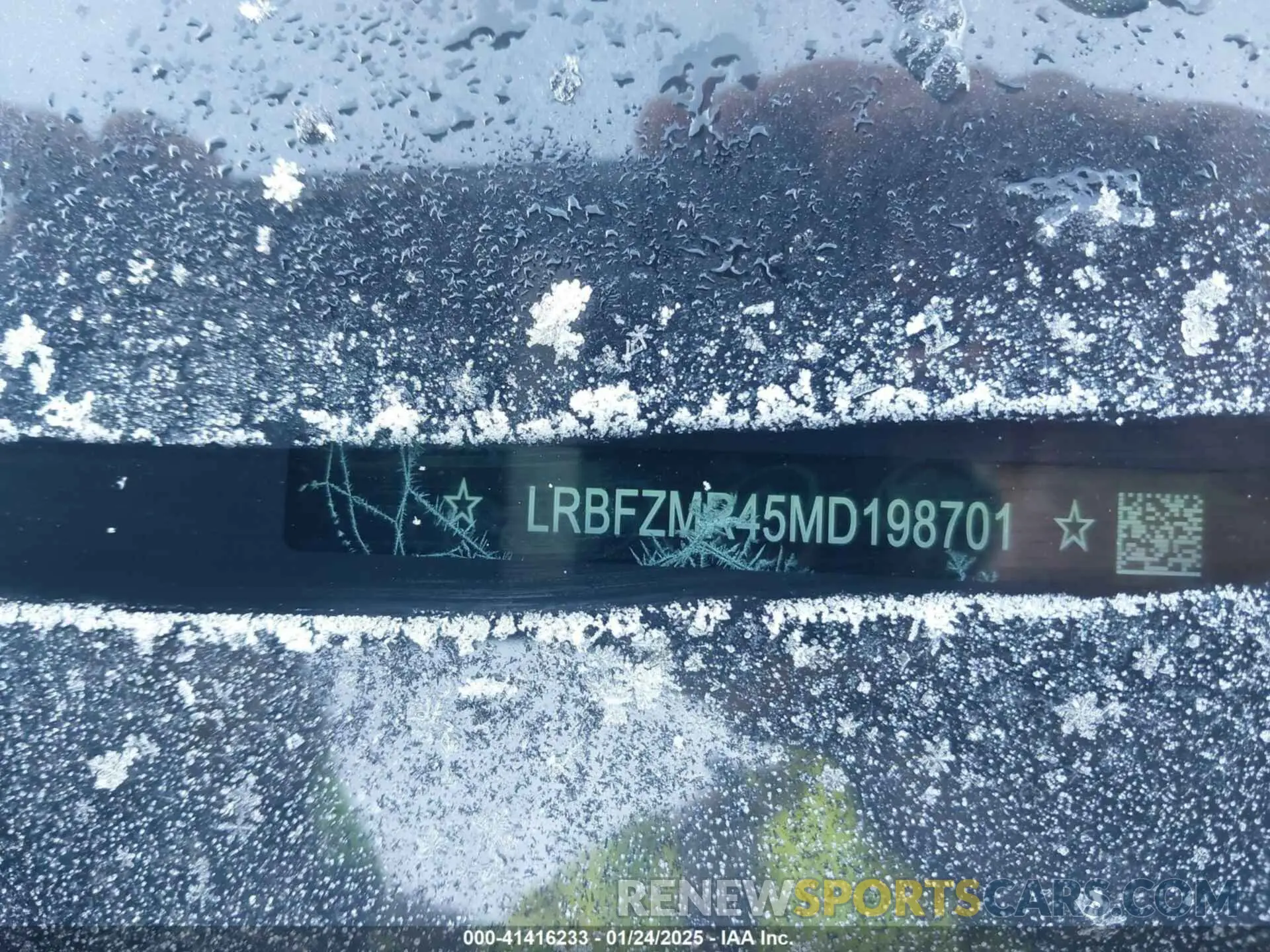 9 Photograph of a damaged car LRBFZMR45MD198701 BUICK ENVISION 2021