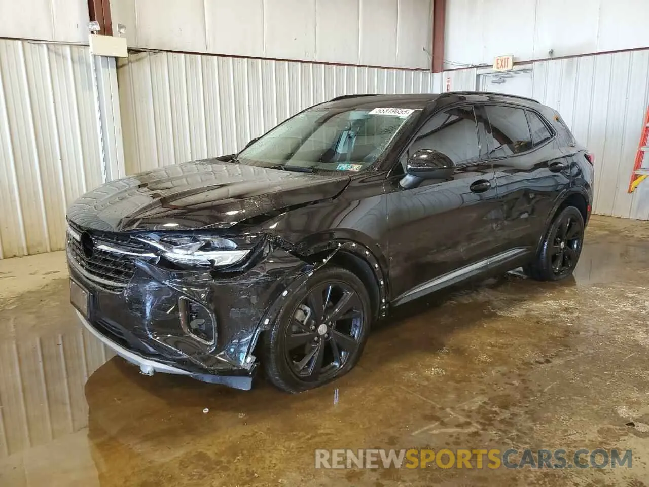 1 Photograph of a damaged car LRBFZMR49MD166818 BUICK ENVISION 2021