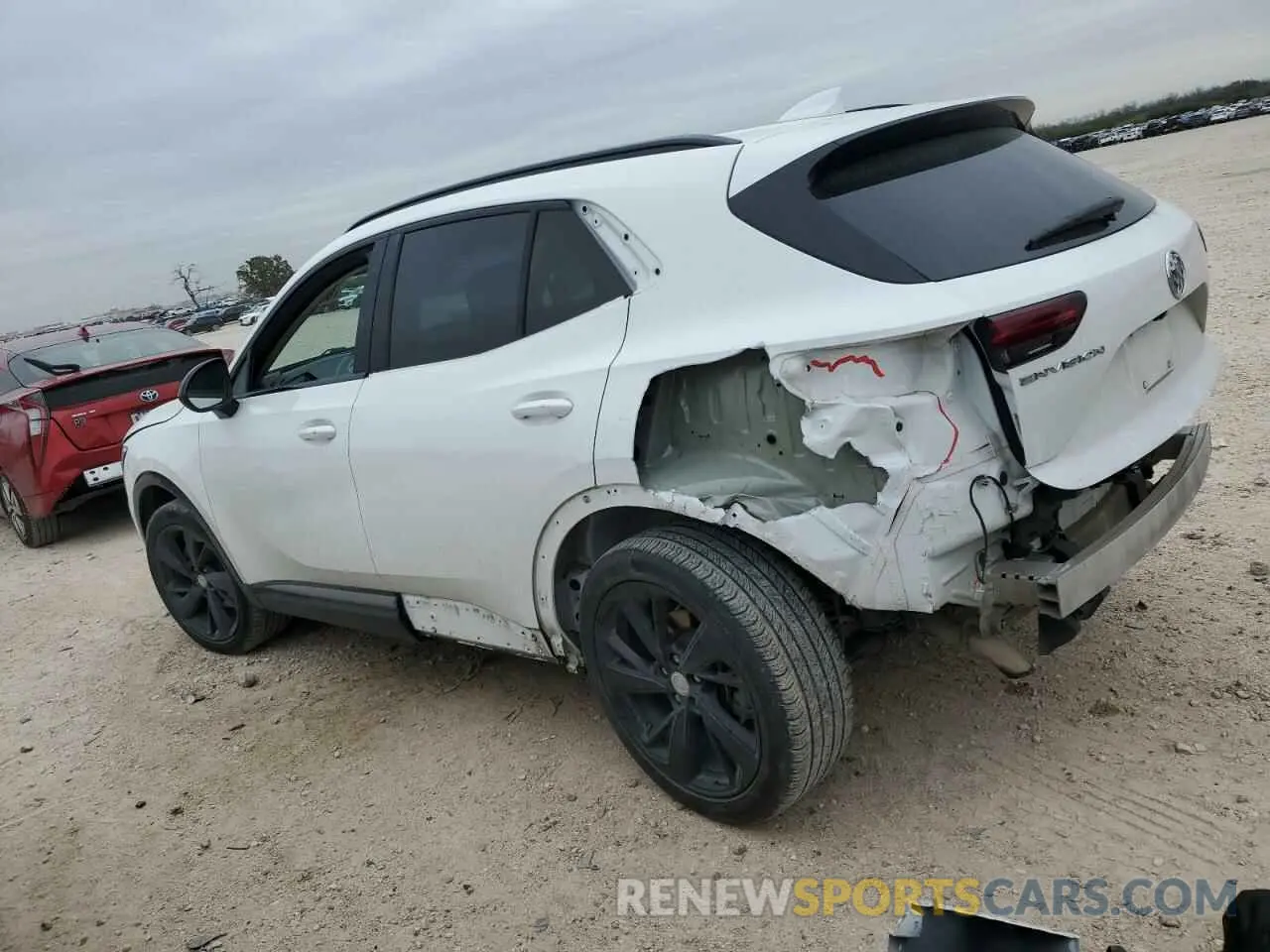2 Photograph of a damaged car LRBFZNR40MD091061 BUICK ENVISION 2021