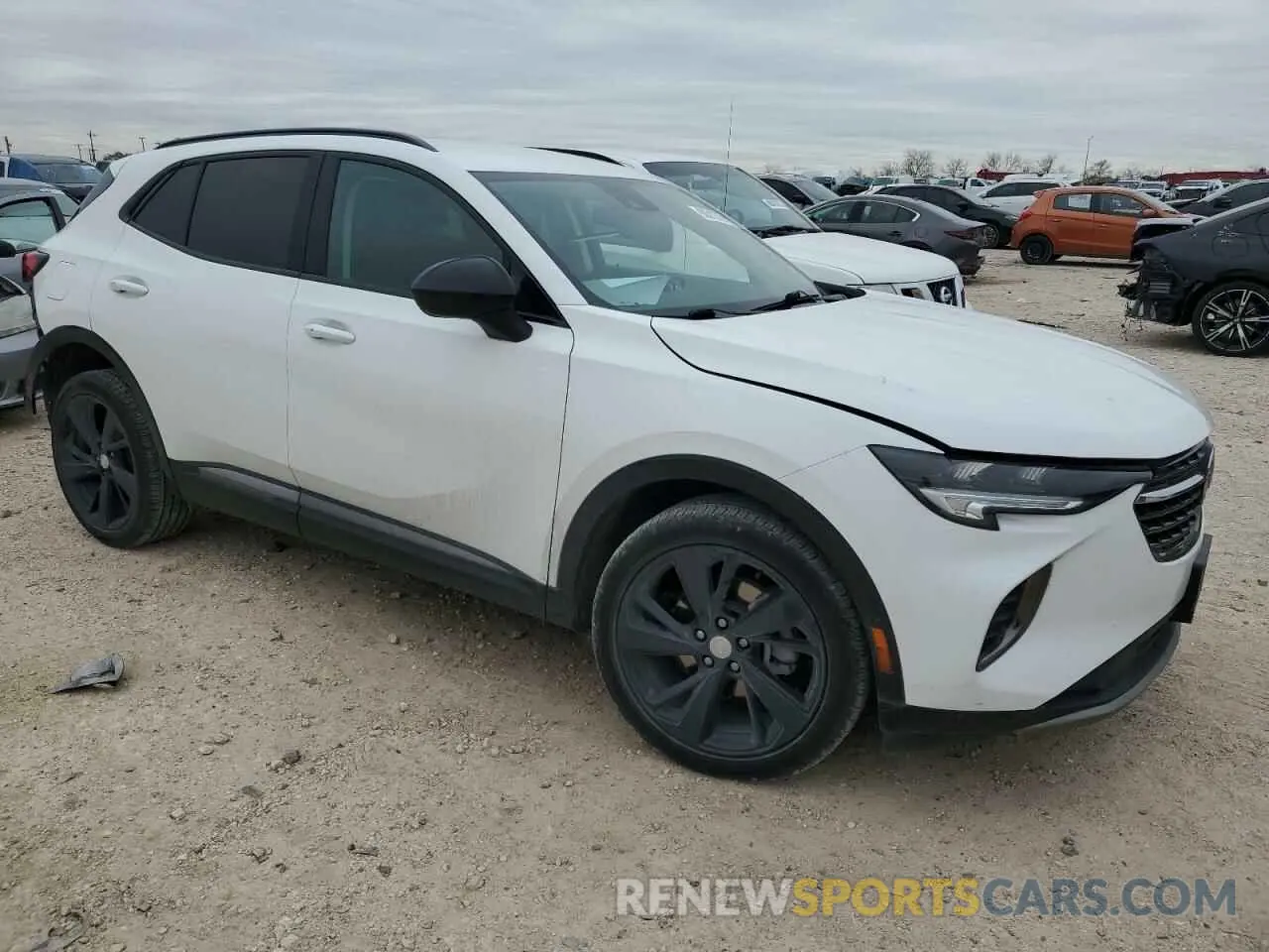4 Photograph of a damaged car LRBFZNR40MD091061 BUICK ENVISION 2021