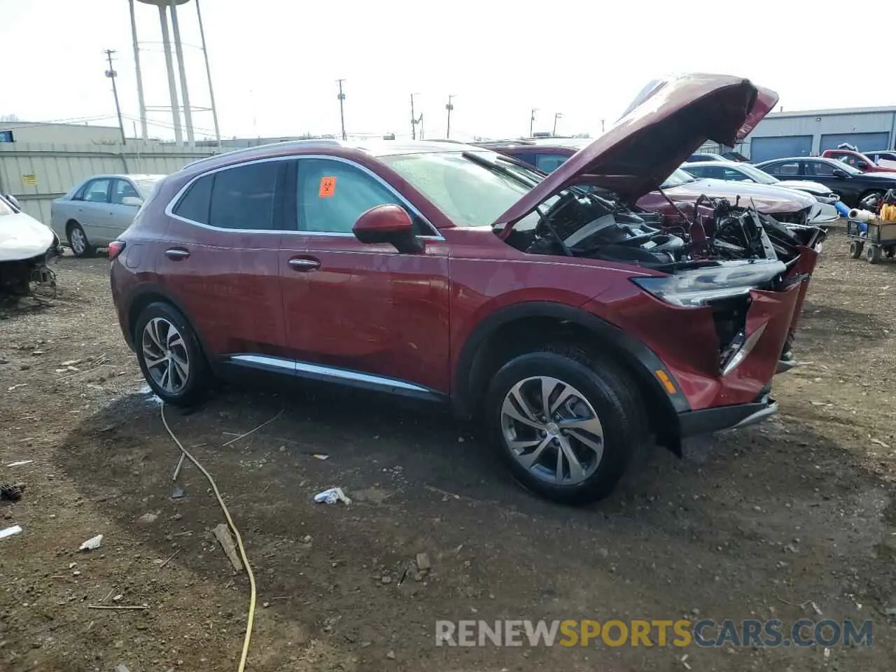 4 Фотография поврежденного автомобиля LRBFZNR40MD098804 BUICK ENVISION 2021