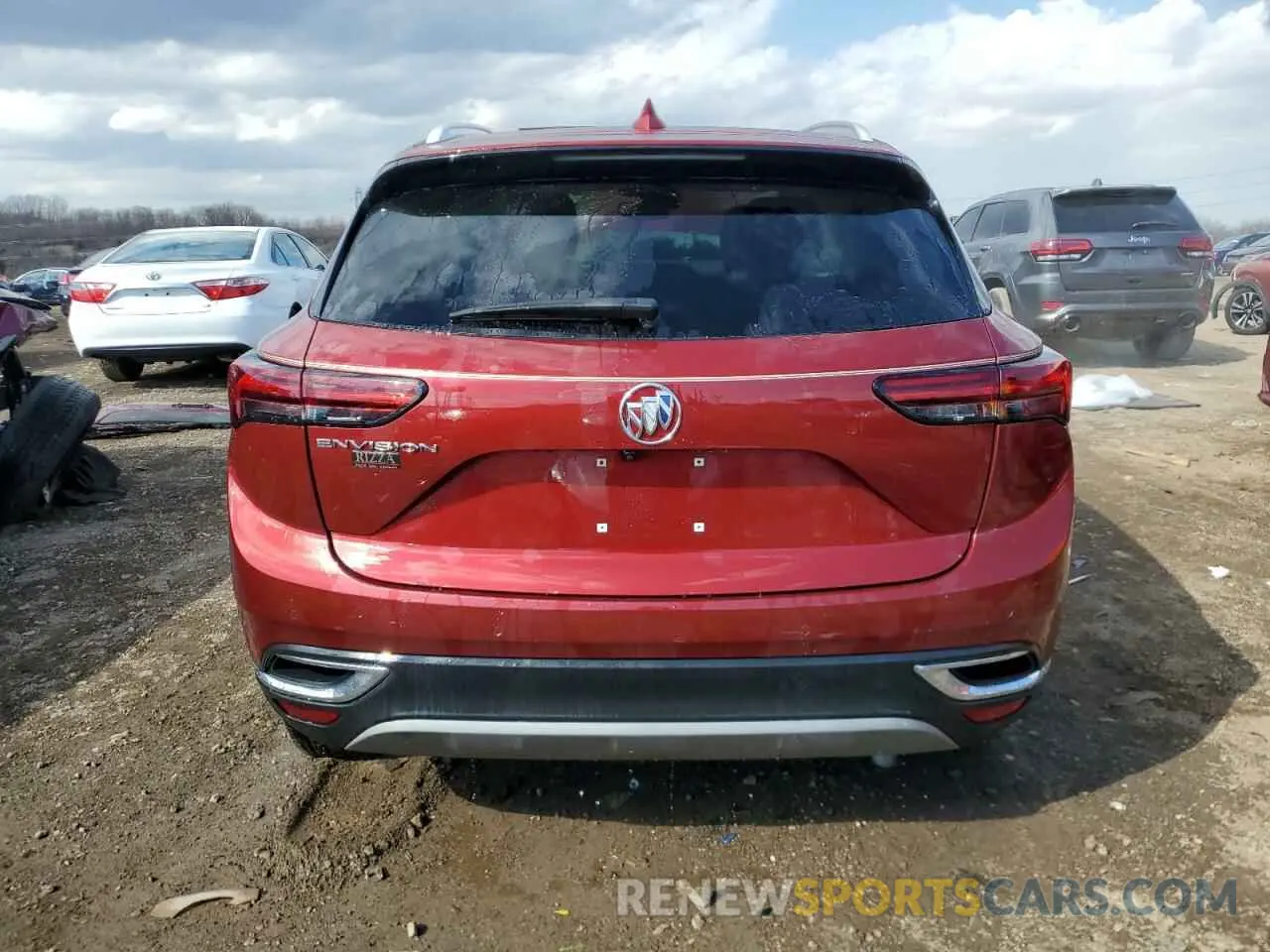 6 Фотография поврежденного автомобиля LRBFZNR40MD098804 BUICK ENVISION 2021