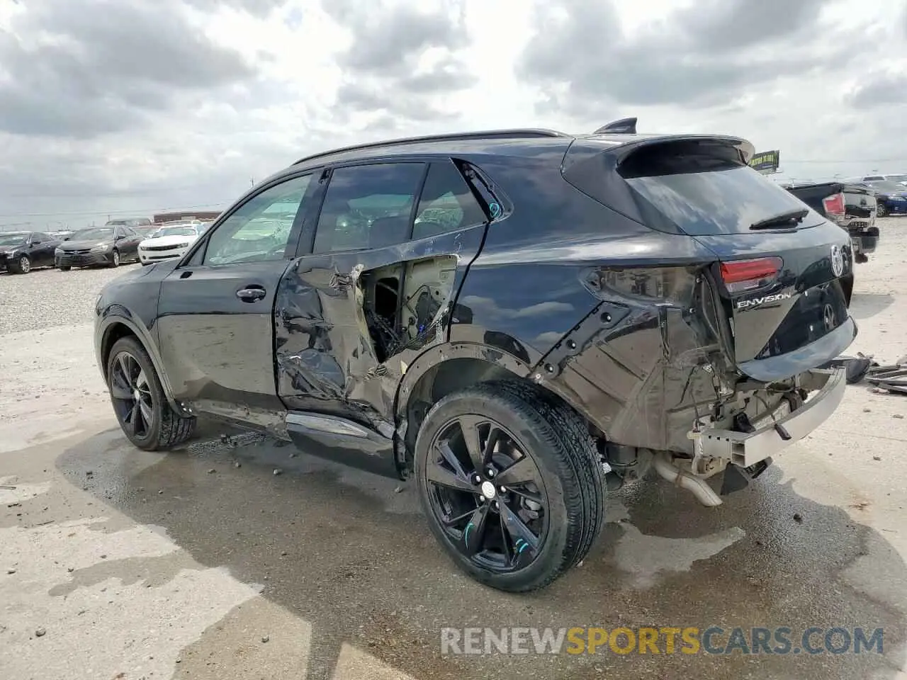 2 Фотография поврежденного автомобиля LRBFZNR40MD137780 BUICK ENVISION 2021