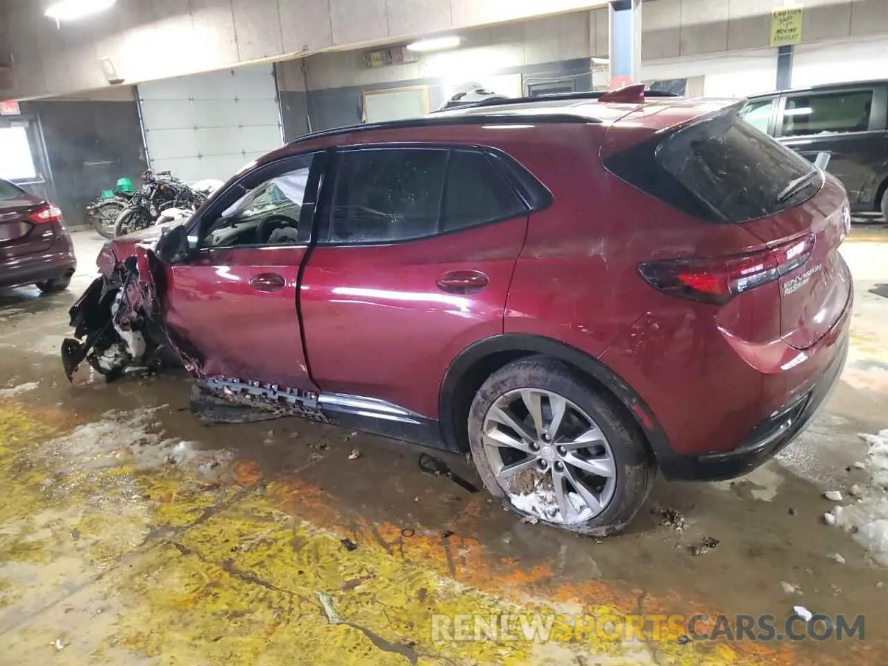 2 Photograph of a damaged car LRBFZNR41MD167449 BUICK ENVISION 2021