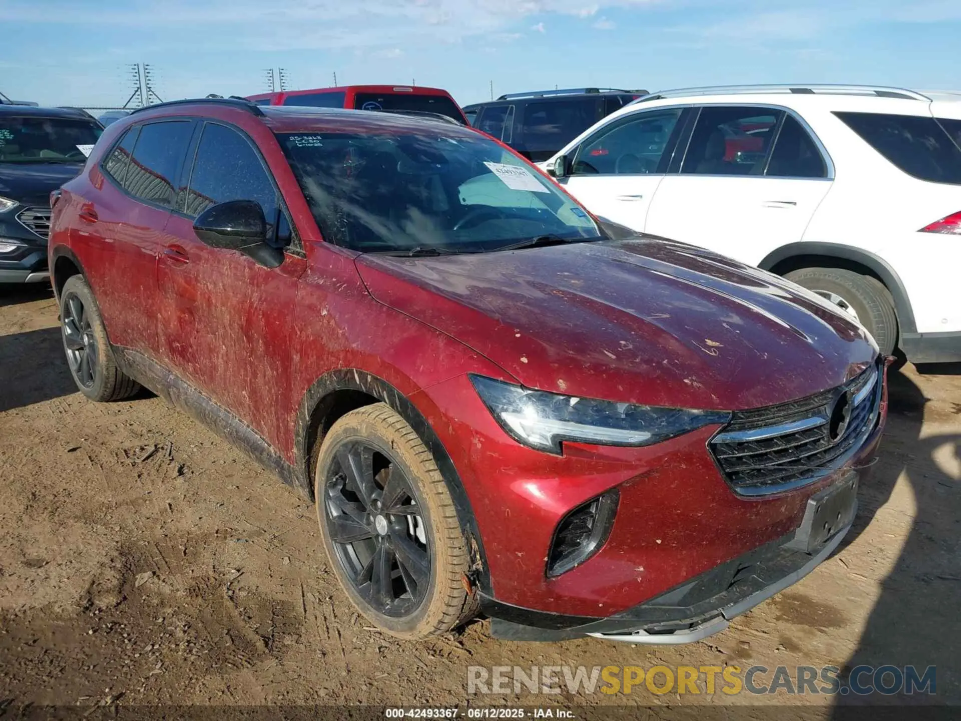 1 Photograph of a damaged car LRBFZNR43MD055865 BUICK ENVISION 2021