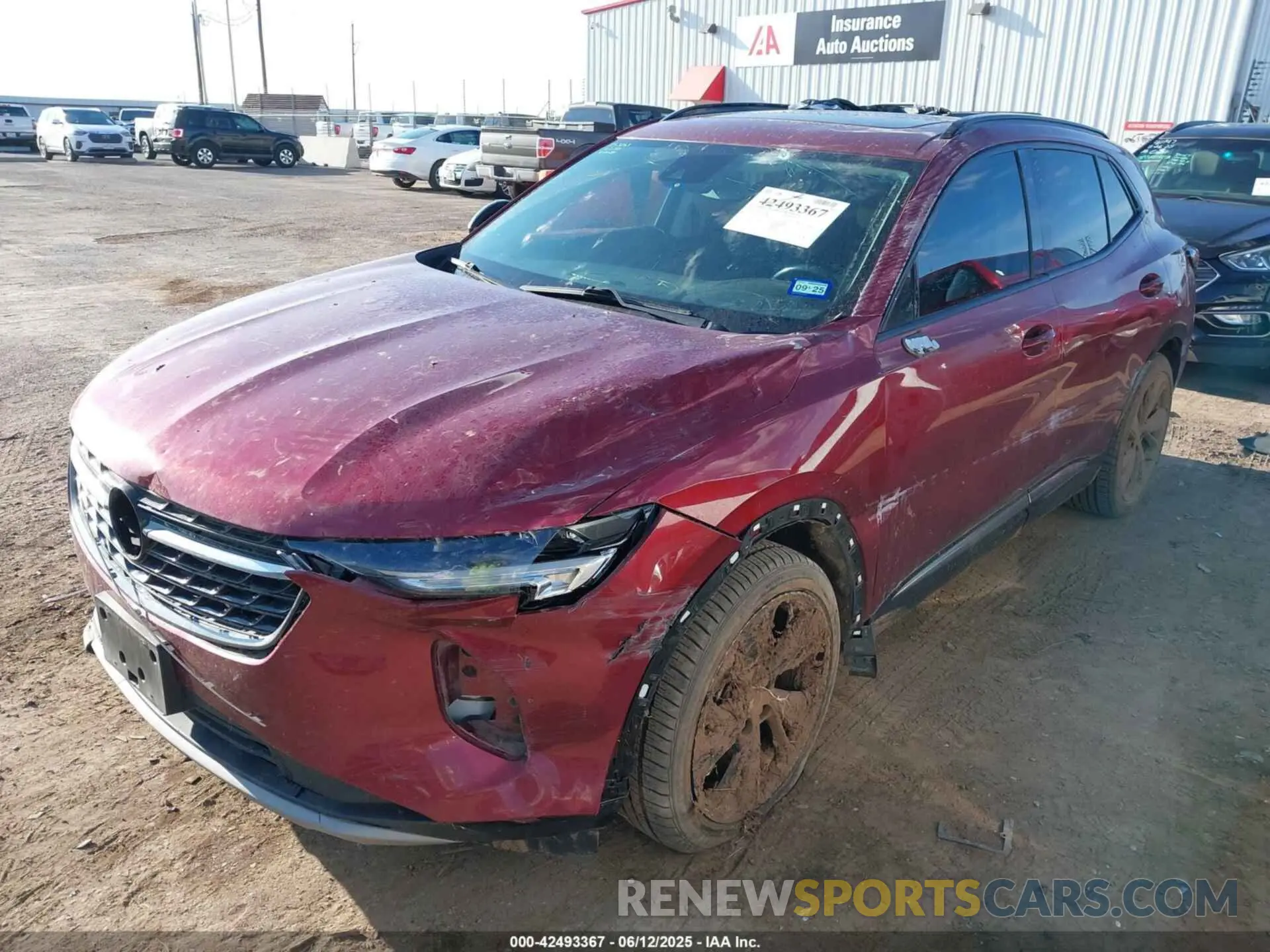 2 Photograph of a damaged car LRBFZNR43MD055865 BUICK ENVISION 2021