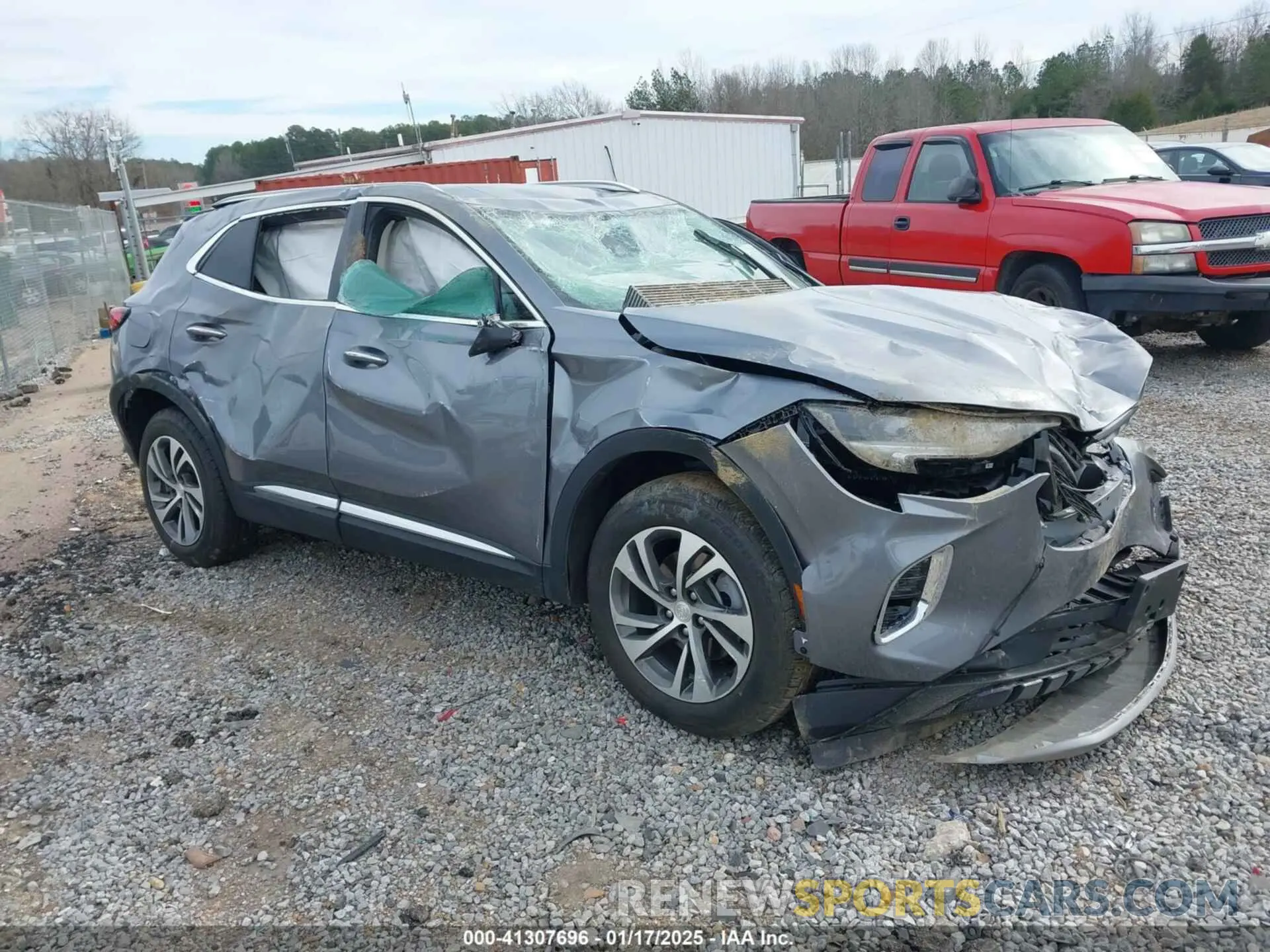 1 Photograph of a damaged car LRBFZNR44MD178087 BUICK ENVISION 2021