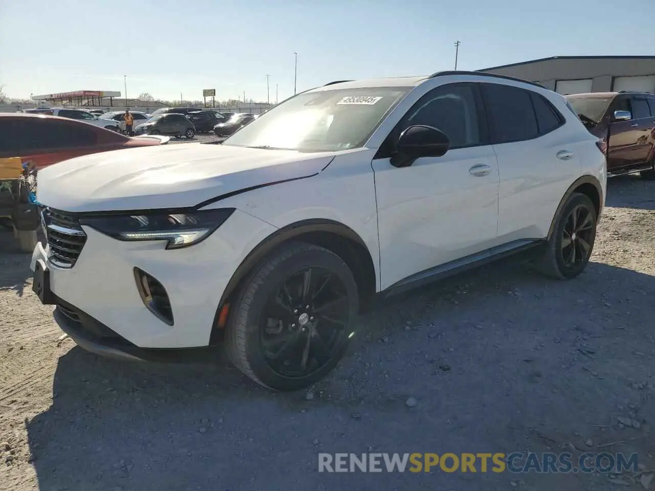 1 Photograph of a damaged car LRBFZNR48MD103151 BUICK ENVISION 2021