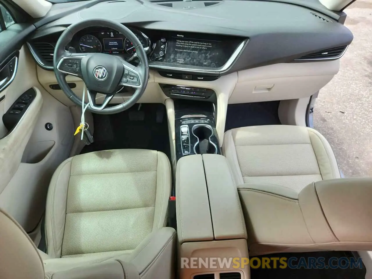 8 Фотография поврежденного автомобиля LRBFZNR48MD112707 BUICK ENVISION 2021