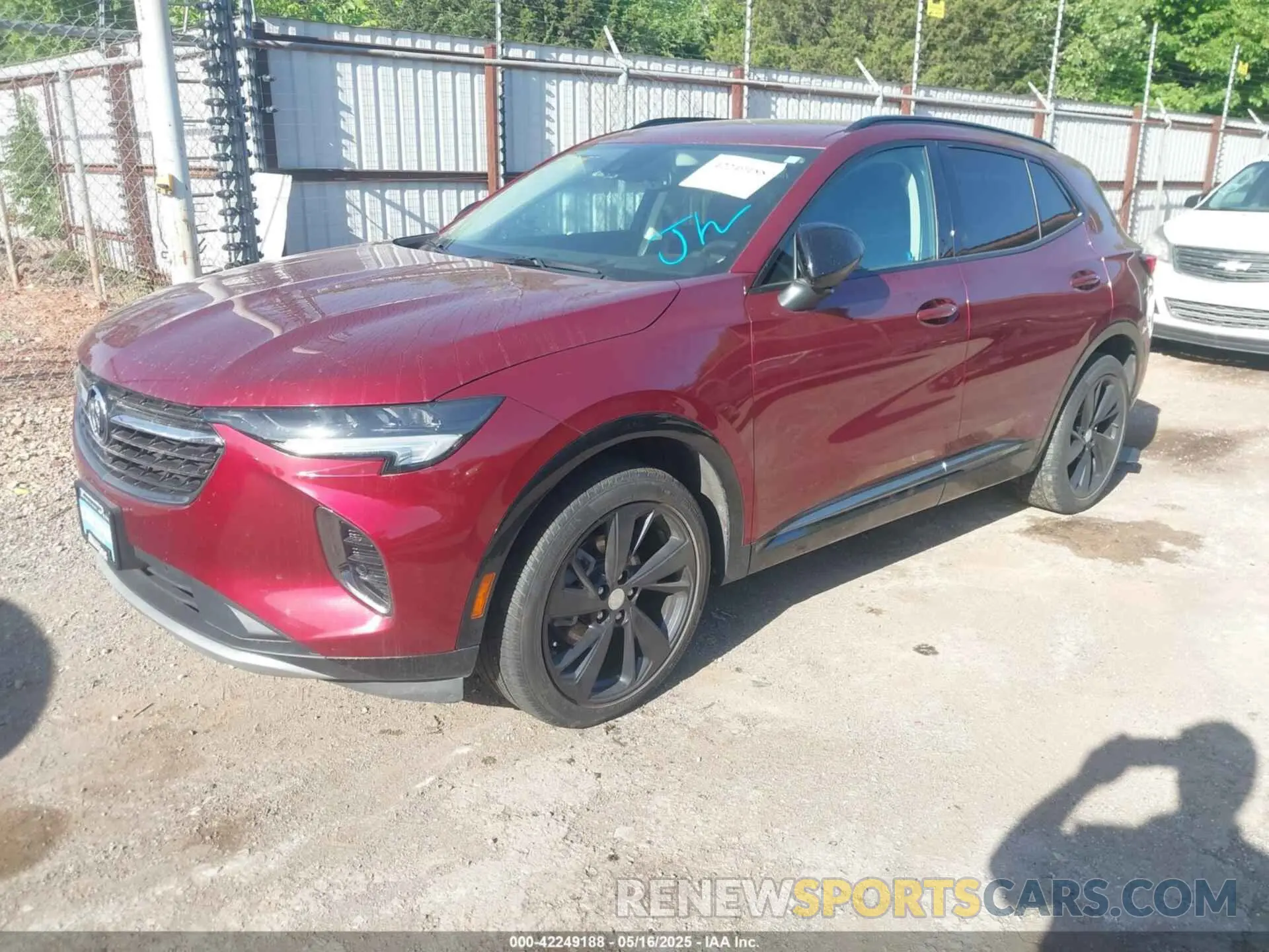 2 Фотография поврежденного автомобиля LRBFZPR46MD123149 BUICK ENVISION 2021