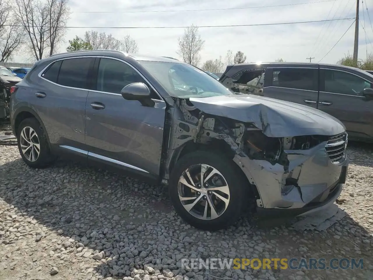 4 Photograph of a damaged car LRBFZPR48MD121564 BUICK ENVISION 2021