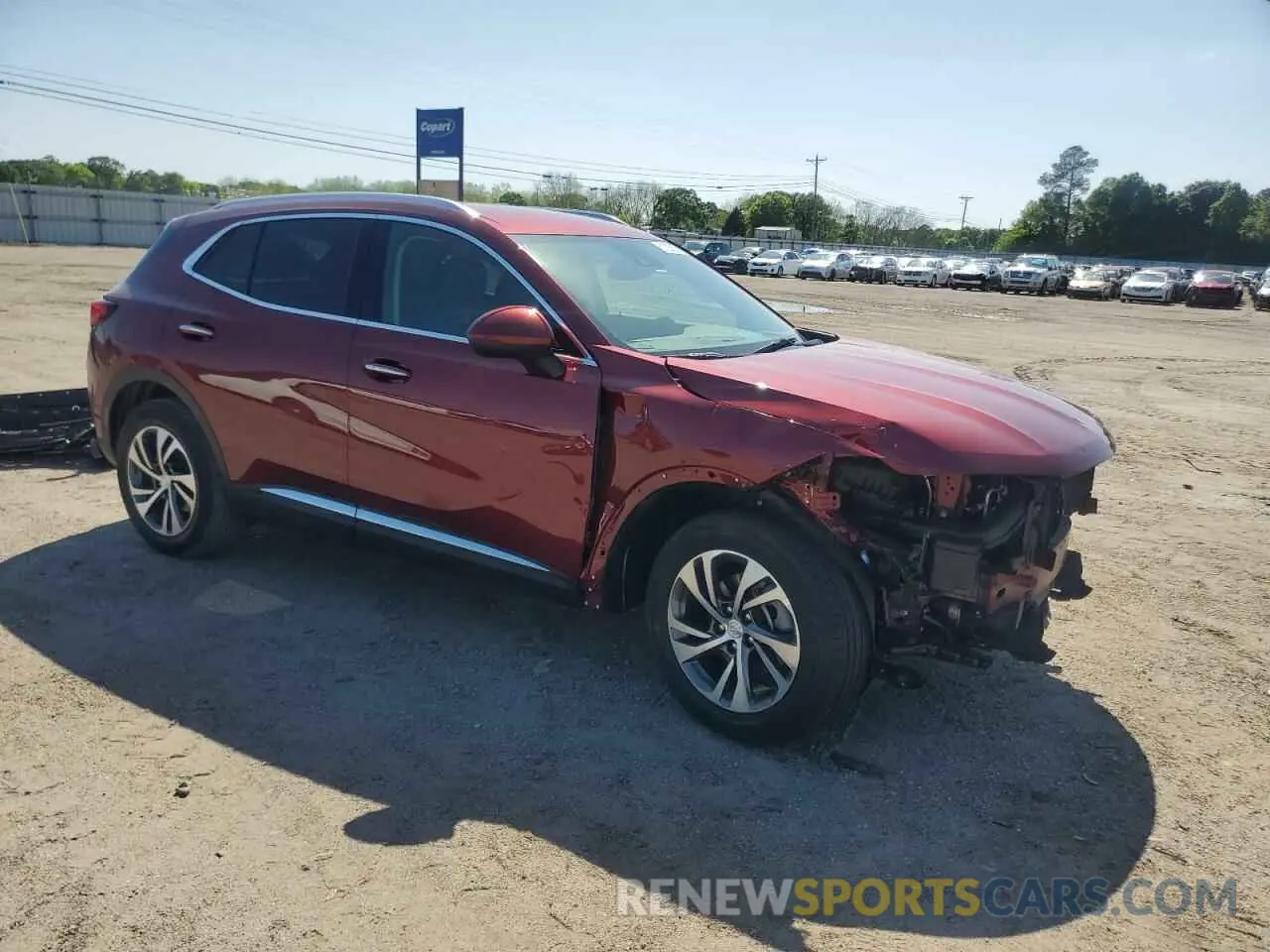4 Photograph of a damaged car LRBFZPR48MD125890 BUICK ENVISION 2021
