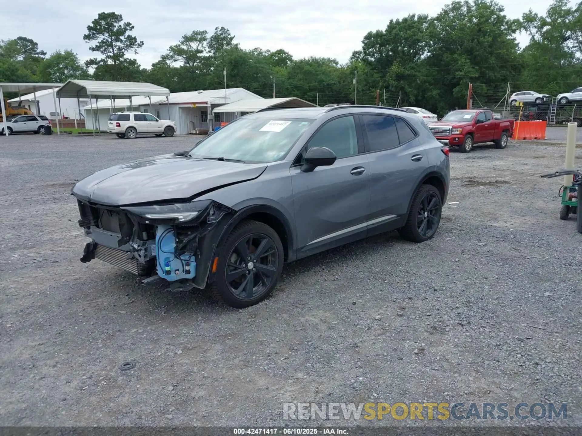 2 Photograph of a damaged car LRBFZPR49MD090065 BUICK ENVISION 2021