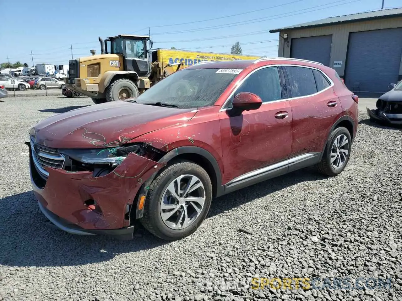 1 Фотография поврежденного автомобиля LRBFZPR49MD179540 BUICK ENVISION 2021