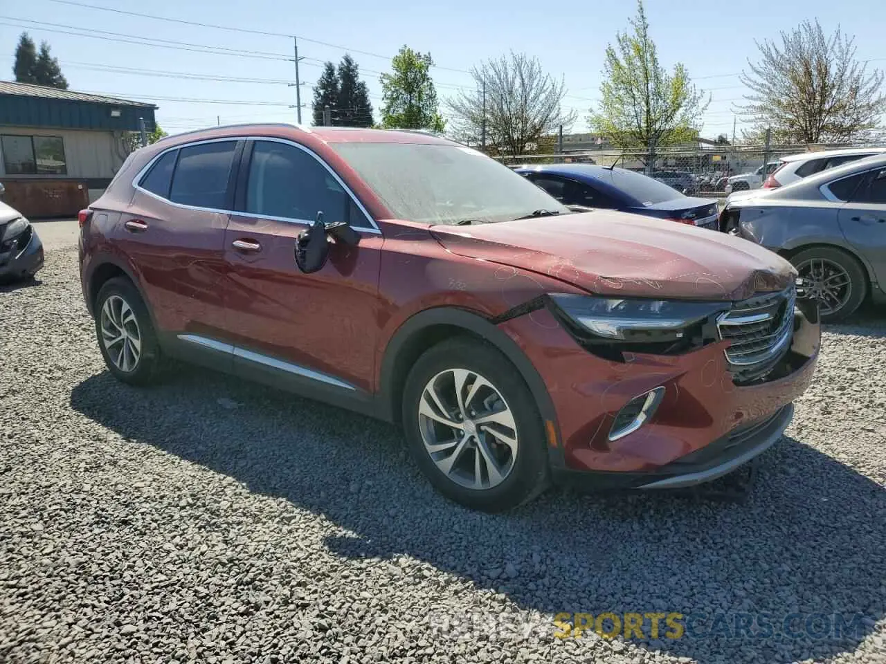 4 Фотография поврежденного автомобиля LRBFZPR49MD179540 BUICK ENVISION 2021