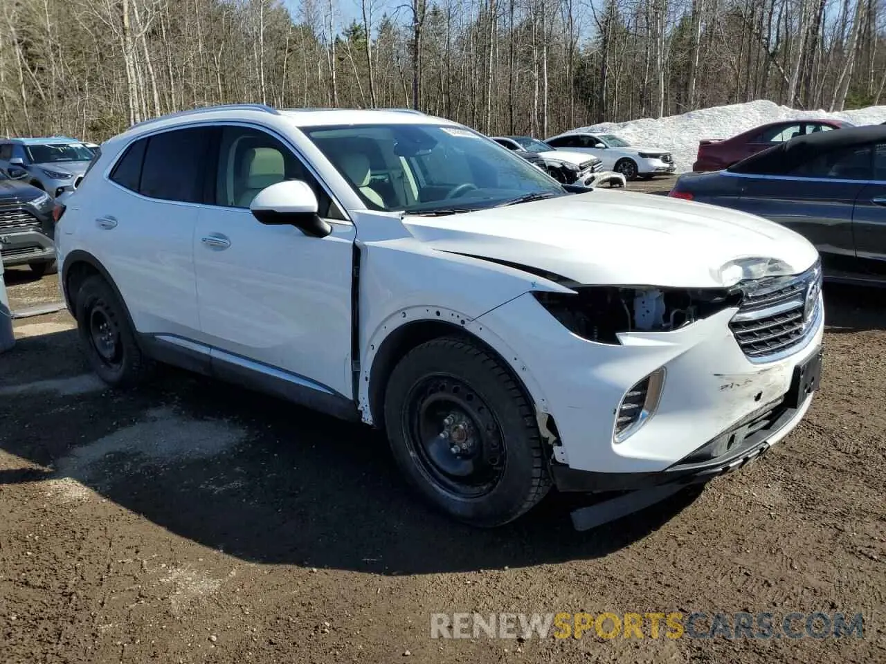 4 Фотография поврежденного автомобиля LRBFZPR4XMD136647 BUICK ENVISION 2021