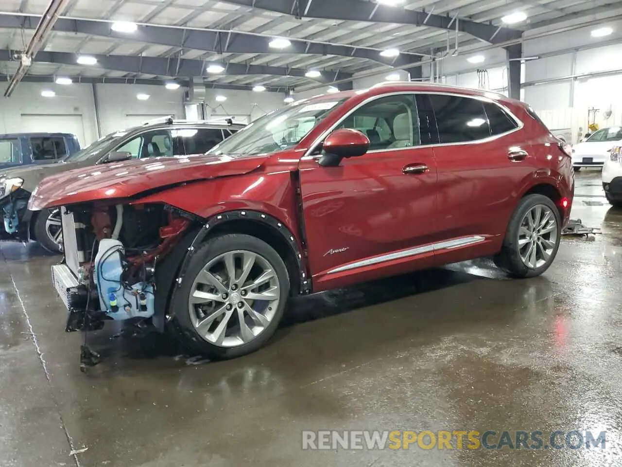 1 Фотография поврежденного автомобиля LRBFZSR44MD180002 BUICK ENVISION 2021