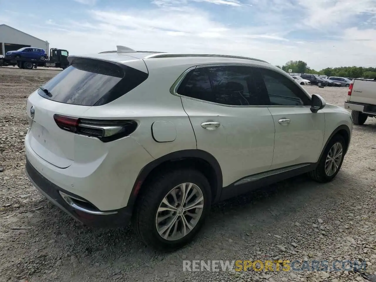 3 Фотография поврежденного автомобиля LRBAZLR40ND117688 BUICK ENVISION 2022