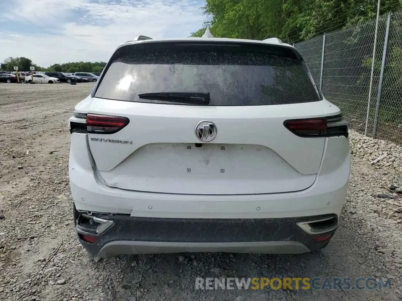 6 Фотография поврежденного автомобиля LRBAZLR40ND117688 BUICK ENVISION 2022