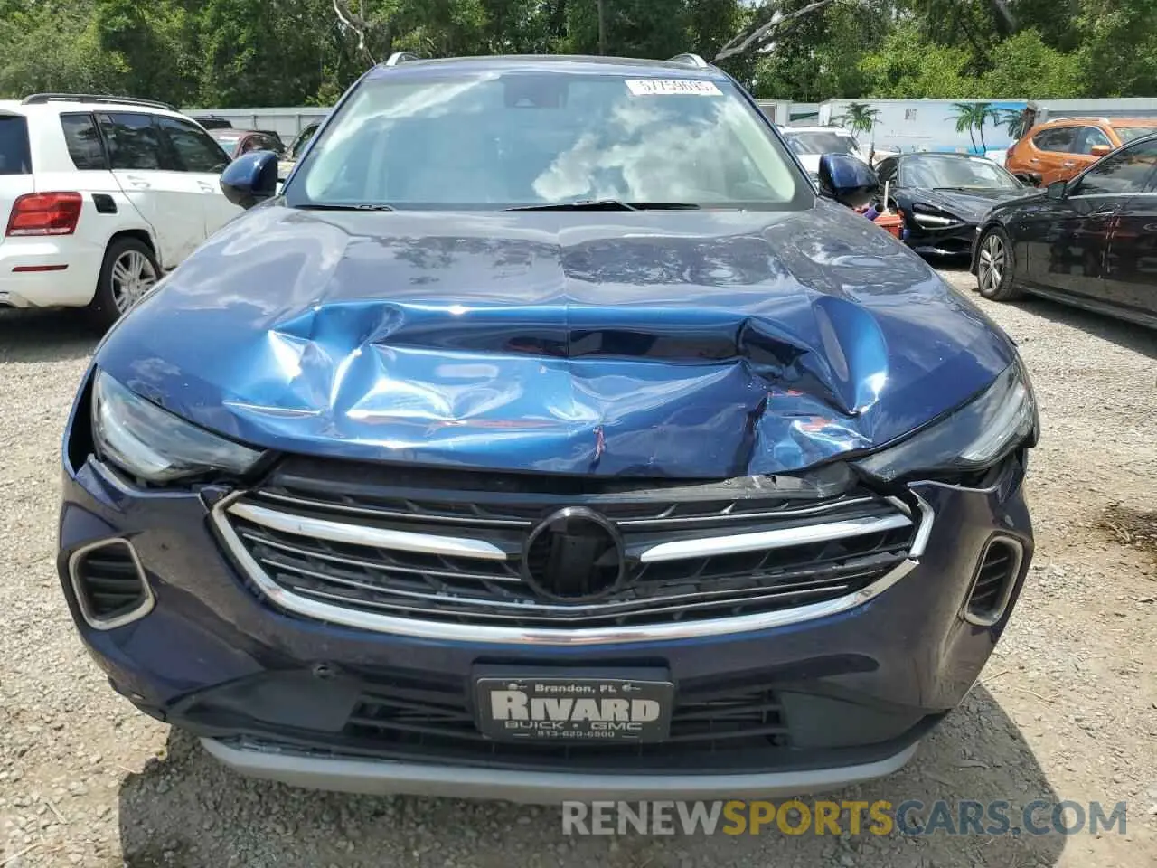 5 Photograph of a damaged car LRBAZLR40ND139383 BUICK ENVISION 2022
