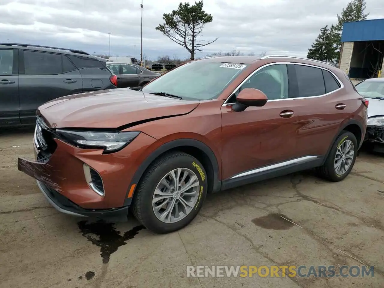 1 Фотография поврежденного автомобиля LRBAZLR41ND126979 BUICK ENVISION 2022