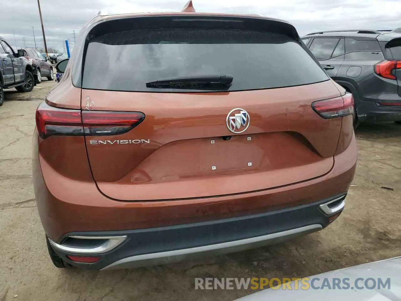 6 Фотография поврежденного автомобиля LRBAZLR41ND126979 BUICK ENVISION 2022
