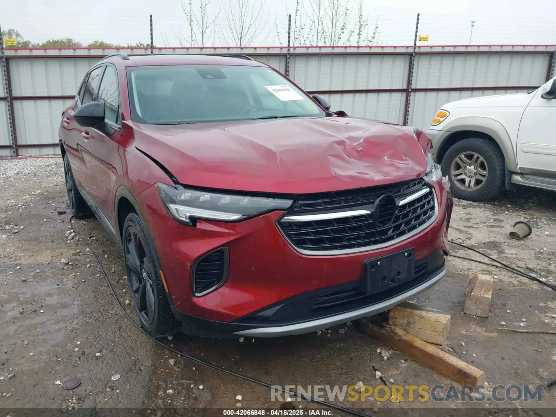 1 Photograph of a damaged car LRBAZLR42ND020444 BUICK ENVISION 2022