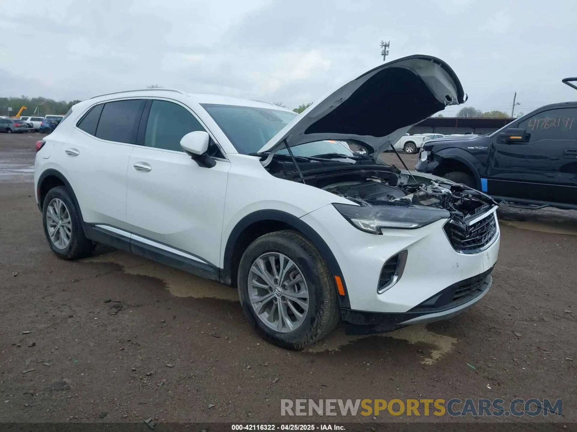 1 Photograph of a damaged car LRBAZLR44ND126457 BUICK ENVISION 2022