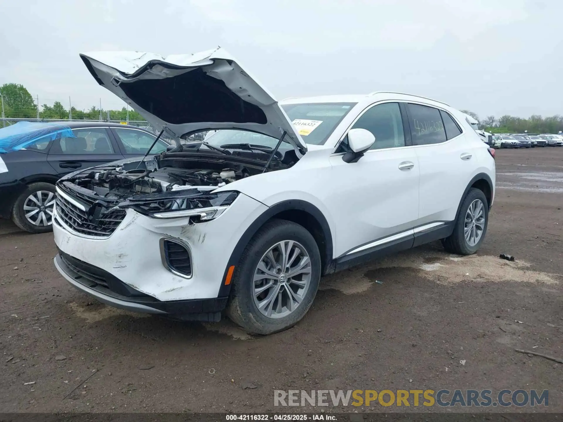 2 Photograph of a damaged car LRBAZLR44ND126457 BUICK ENVISION 2022