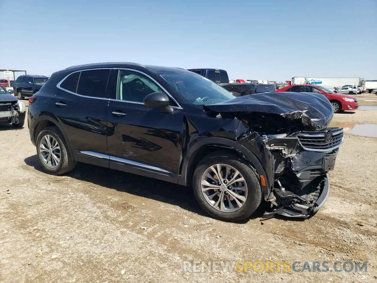 4 Photograph of a damaged car LRBAZLR44ND158342 BUICK ENVISION 2022