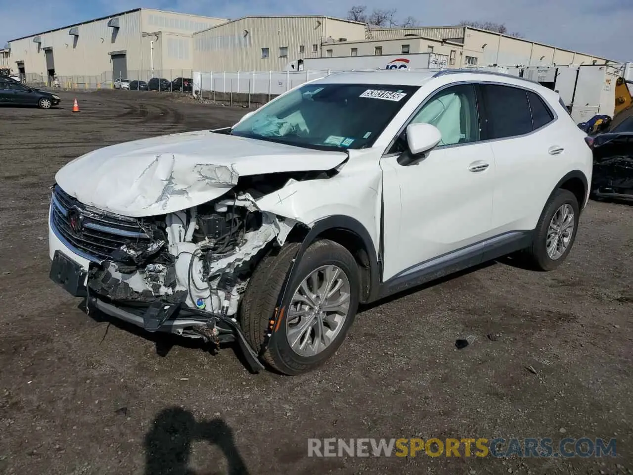 1 Фотография поврежденного автомобиля LRBAZLR44ND165226 BUICK ENVISION 2022