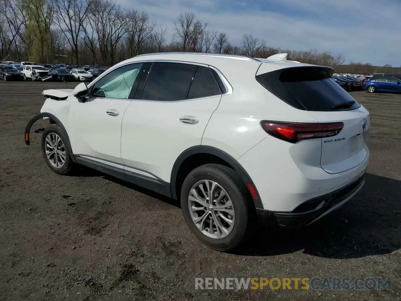 2 Фотография поврежденного автомобиля LRBAZLR44ND165226 BUICK ENVISION 2022