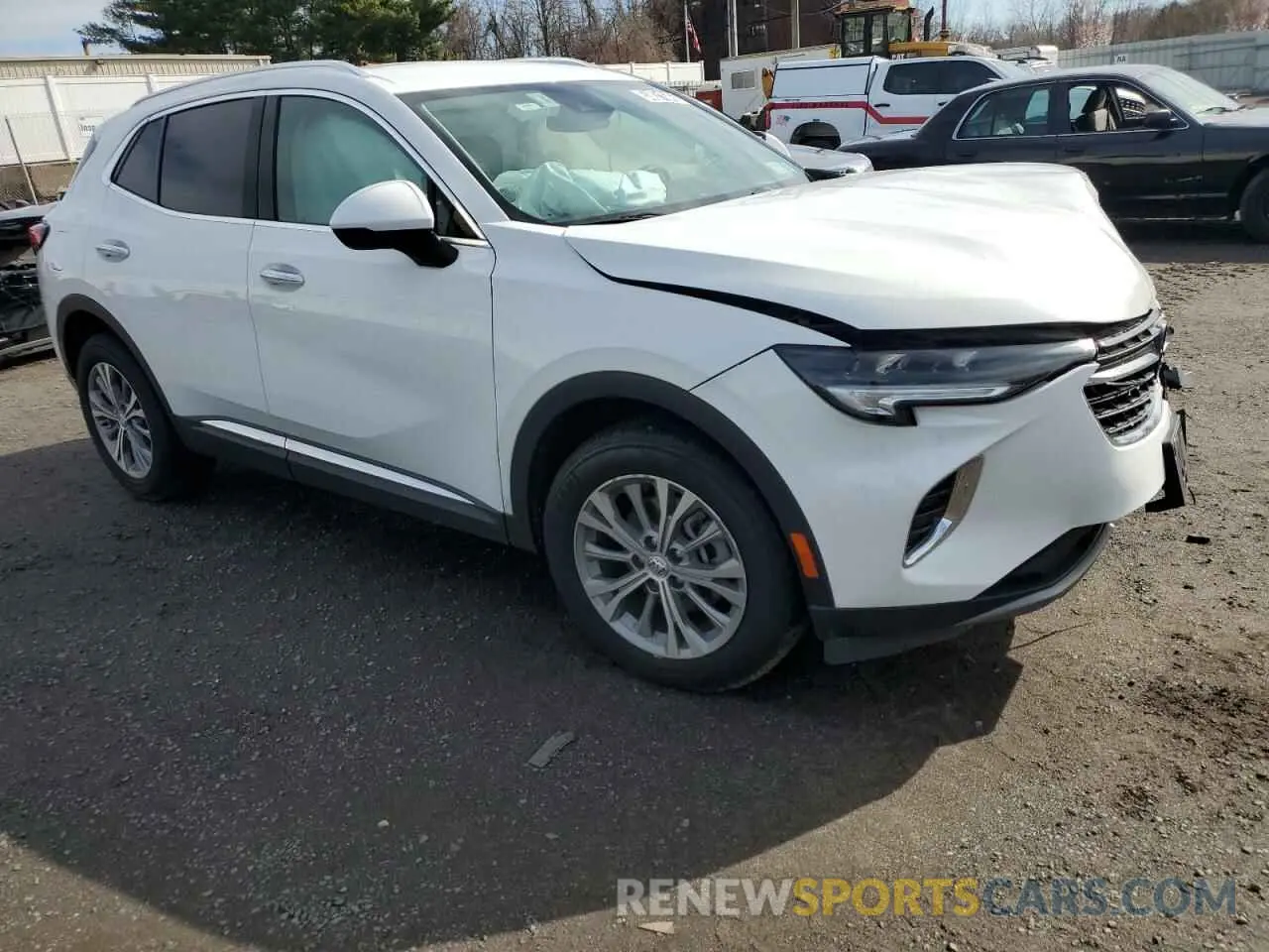 4 Фотография поврежденного автомобиля LRBAZLR44ND165226 BUICK ENVISION 2022