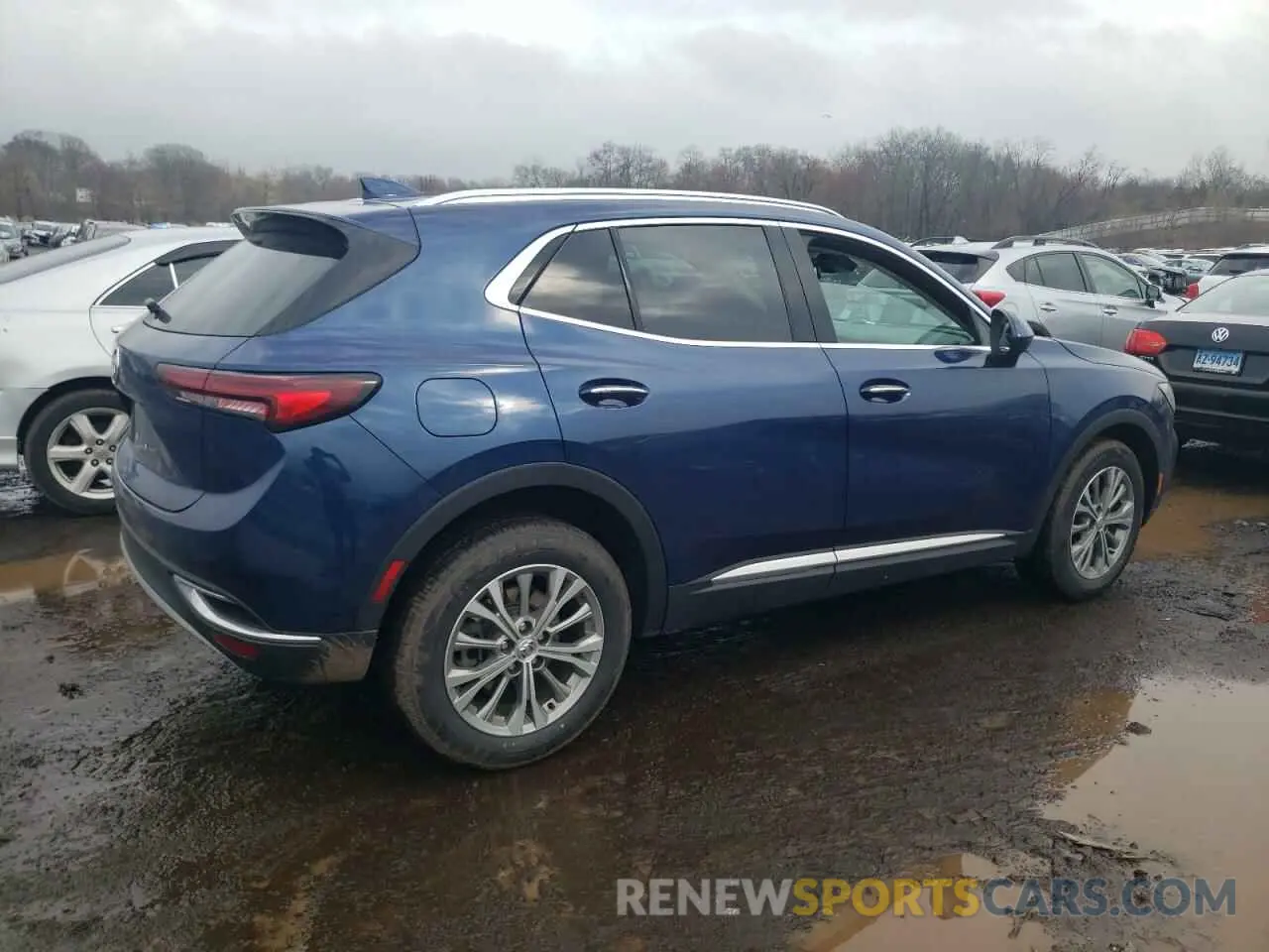 3 Фотография поврежденного автомобиля LRBAZLR45ND164828 BUICK ENVISION 2022